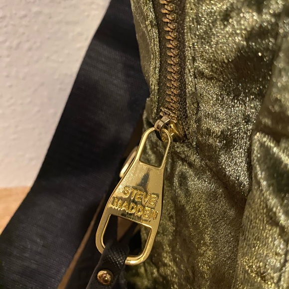 Green Velvet Steve Madden Backpack - Picture 8 of 8